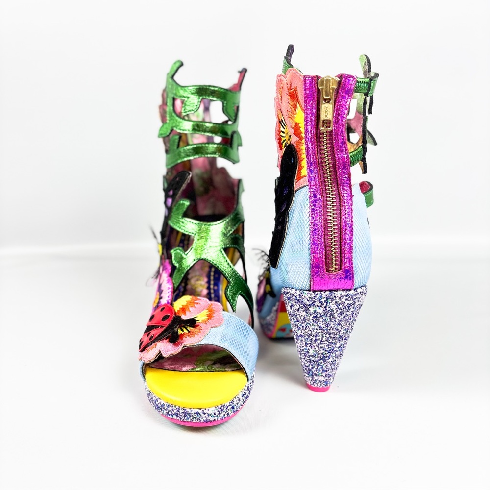 Irregular Choice Beasty Blooms Floral Statement Heels – Size 38 – Rare - Picture 6 of 6
